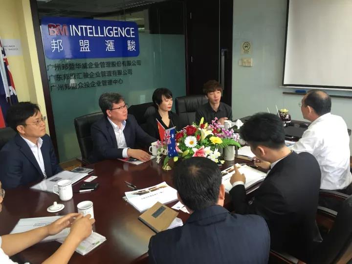11月9日，韩国CHC PARTNERS莅临我们司洽谈中韩合作事宜